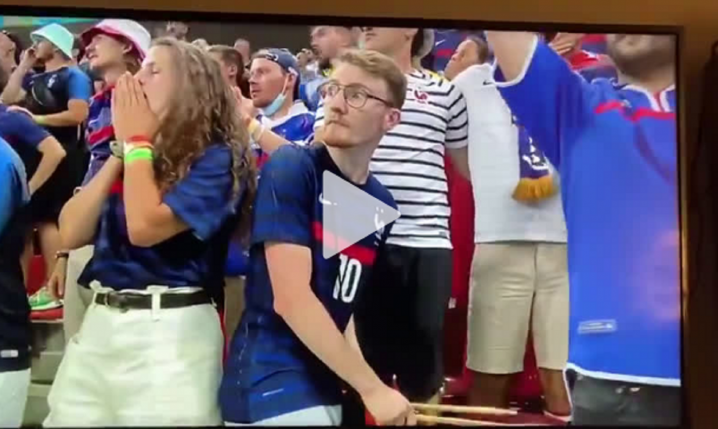 REAKCJA kibica Francji na gola Szwajcarii xD [VIDEO]